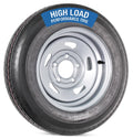 12 Inch 5 Lug Black Trailer Tire Rim Assembly S5524
