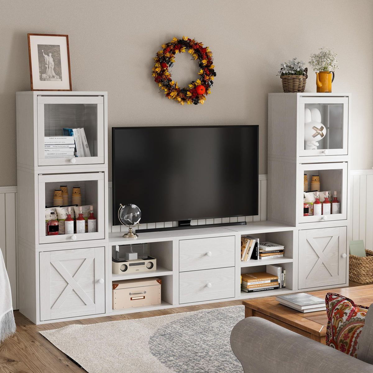 Pure White Cube Storage Organizer R3070