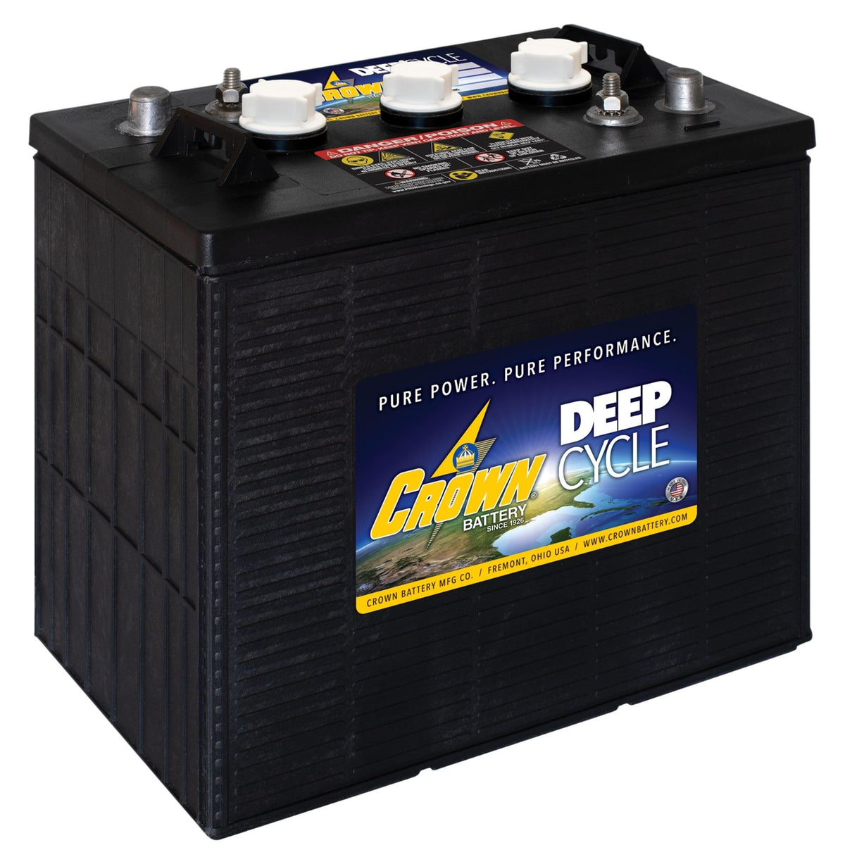 6V 250Ah Flooded Lead Acid Deep Cycle Battery Pack of 4 I594629