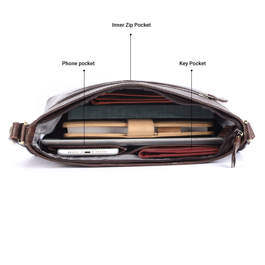 Soft Real Leather Womens Crossbody Handbags and Purses P12405