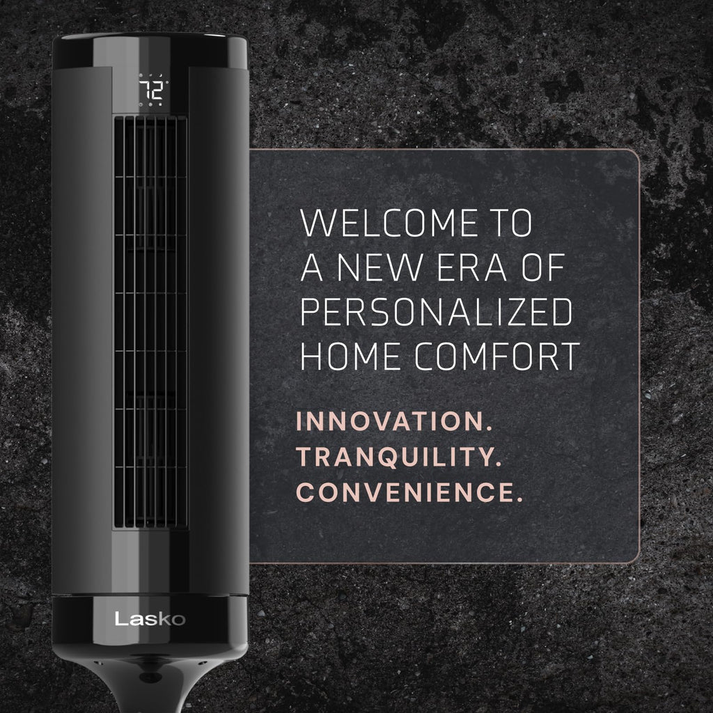 Black Tower Fan with Remote Y308700