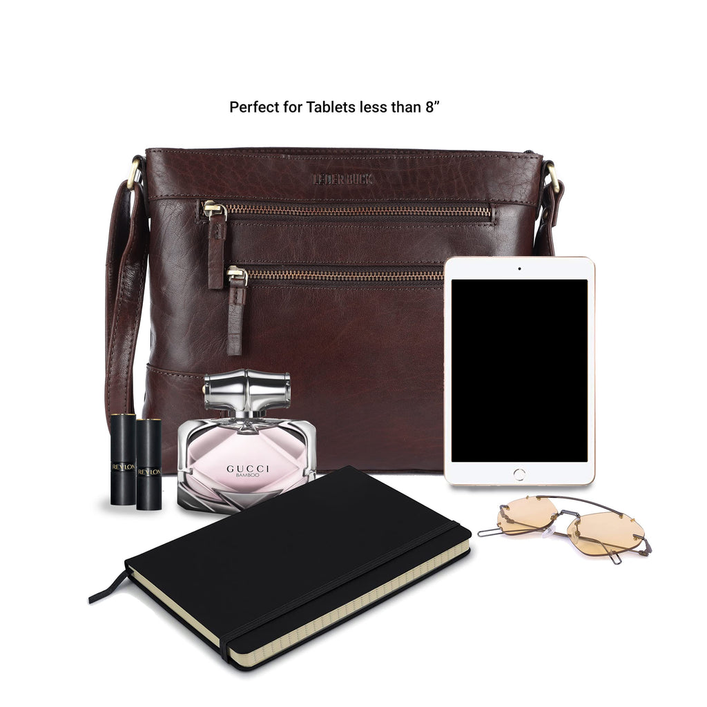 Soft Real Leather Womens Crossbody Handbags and Purses P12405