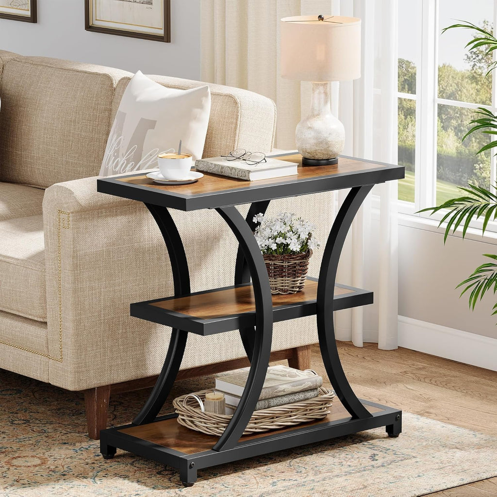 3-Tier Storage End Table O634