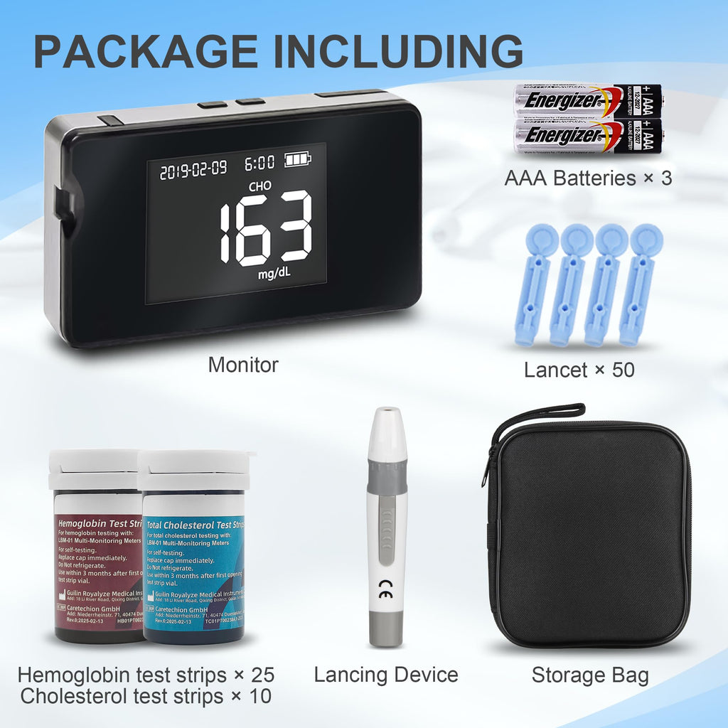 Hemoglobin Test Meter with 25 Test Strips Y253291
