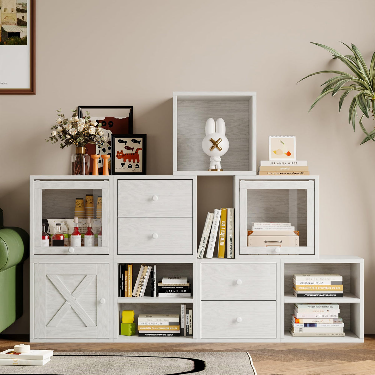 Pure White Cube Storage Organizer R3070