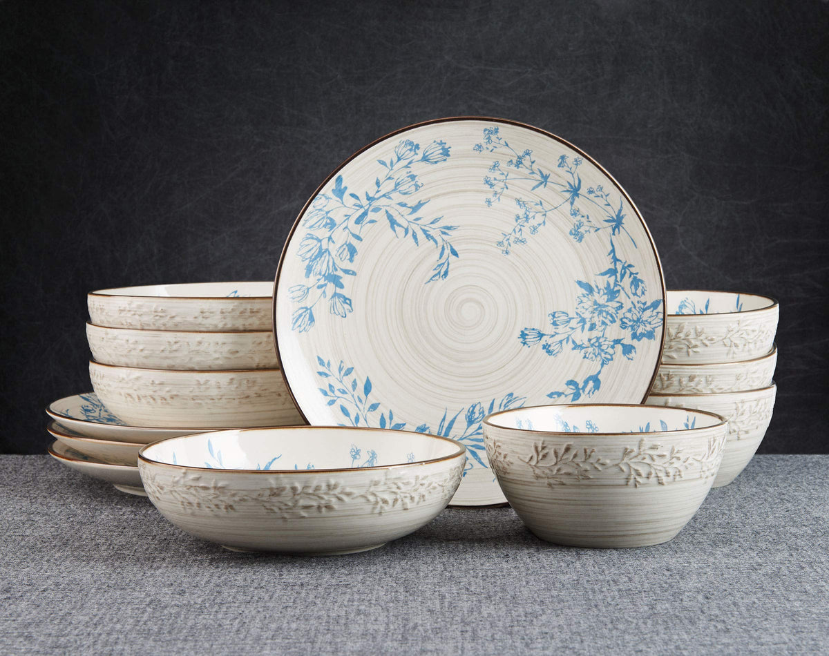 12 Piece Multicolor Dinnerware Set D2824