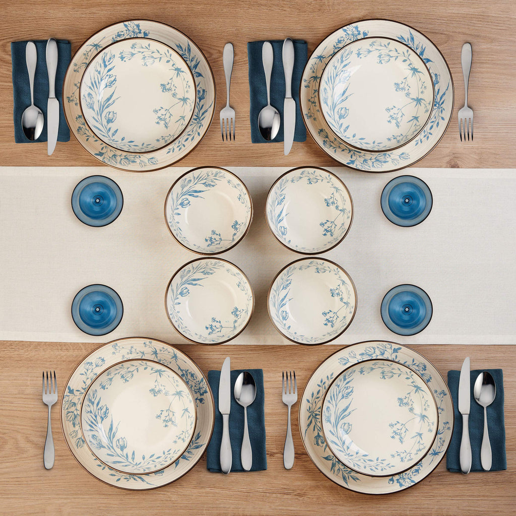 12 Piece Multicolor Dinnerware Set D2824