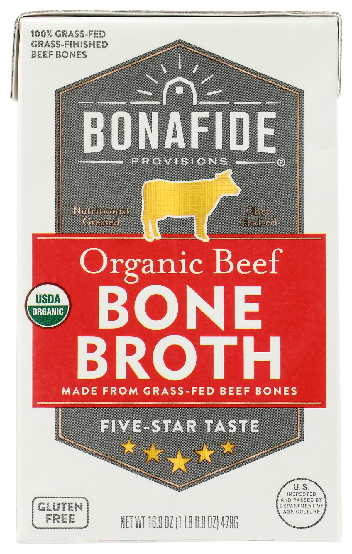 Organic Beef Bone Broth 16.9 Ounce O23167