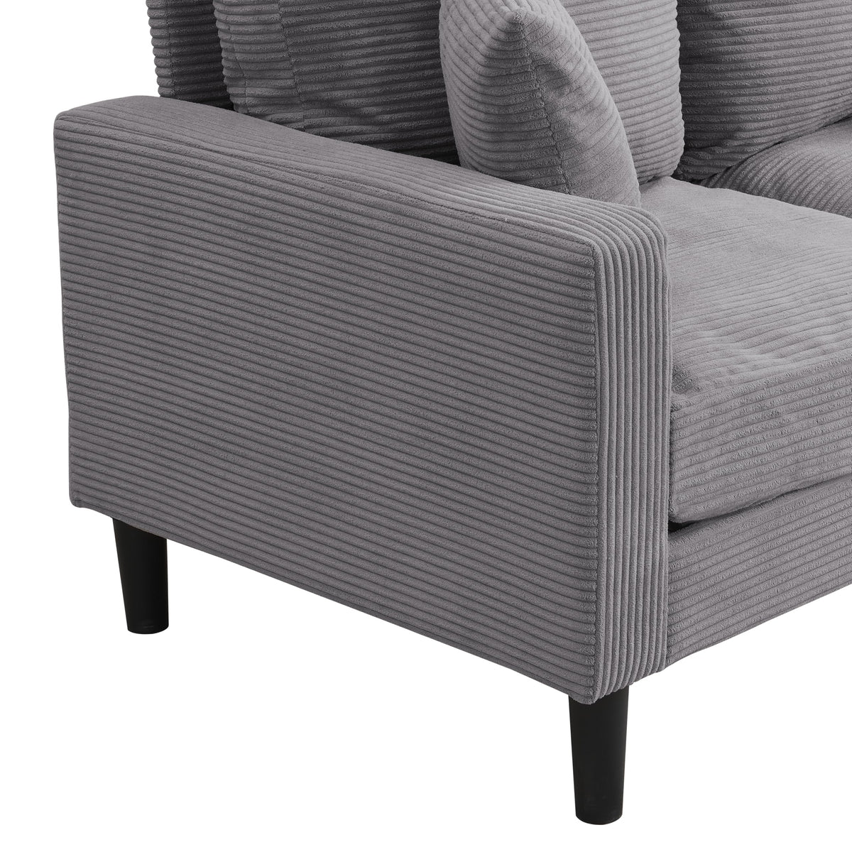 Light Gray Upholstered Sofa L6776