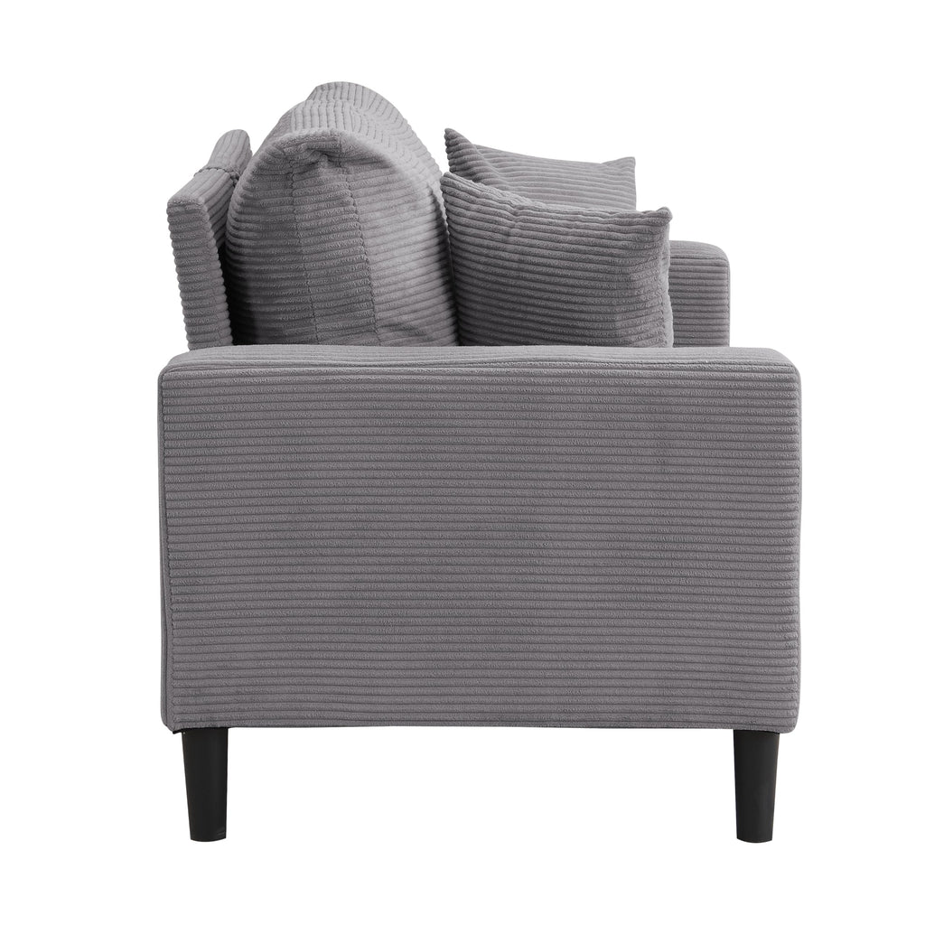 Light Gray Upholstered Sofa L6776