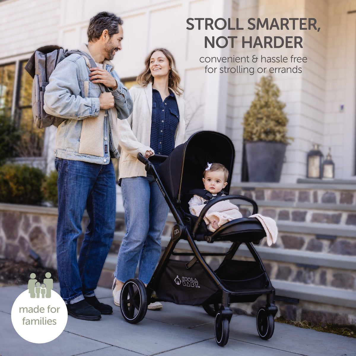 Reversible Foldable Baby Stroller D3565
